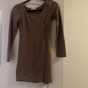 Short brown dress Small